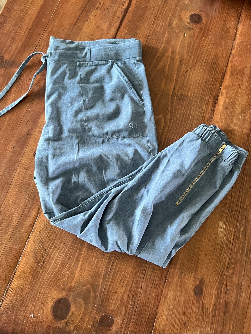Albion Fit Womens Jetsetter Everywhere Jogger Pants Nylon Stretch Size S Petite
